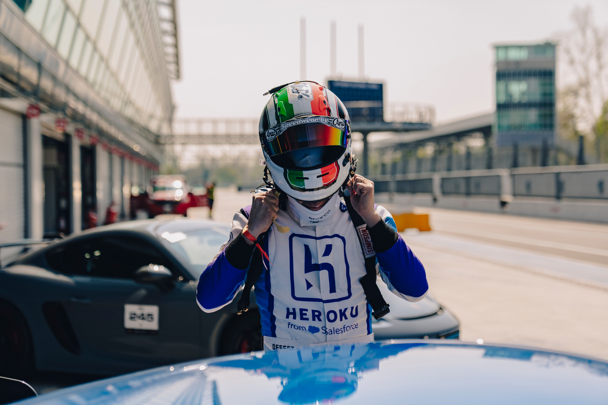 Monza pitlane pilot